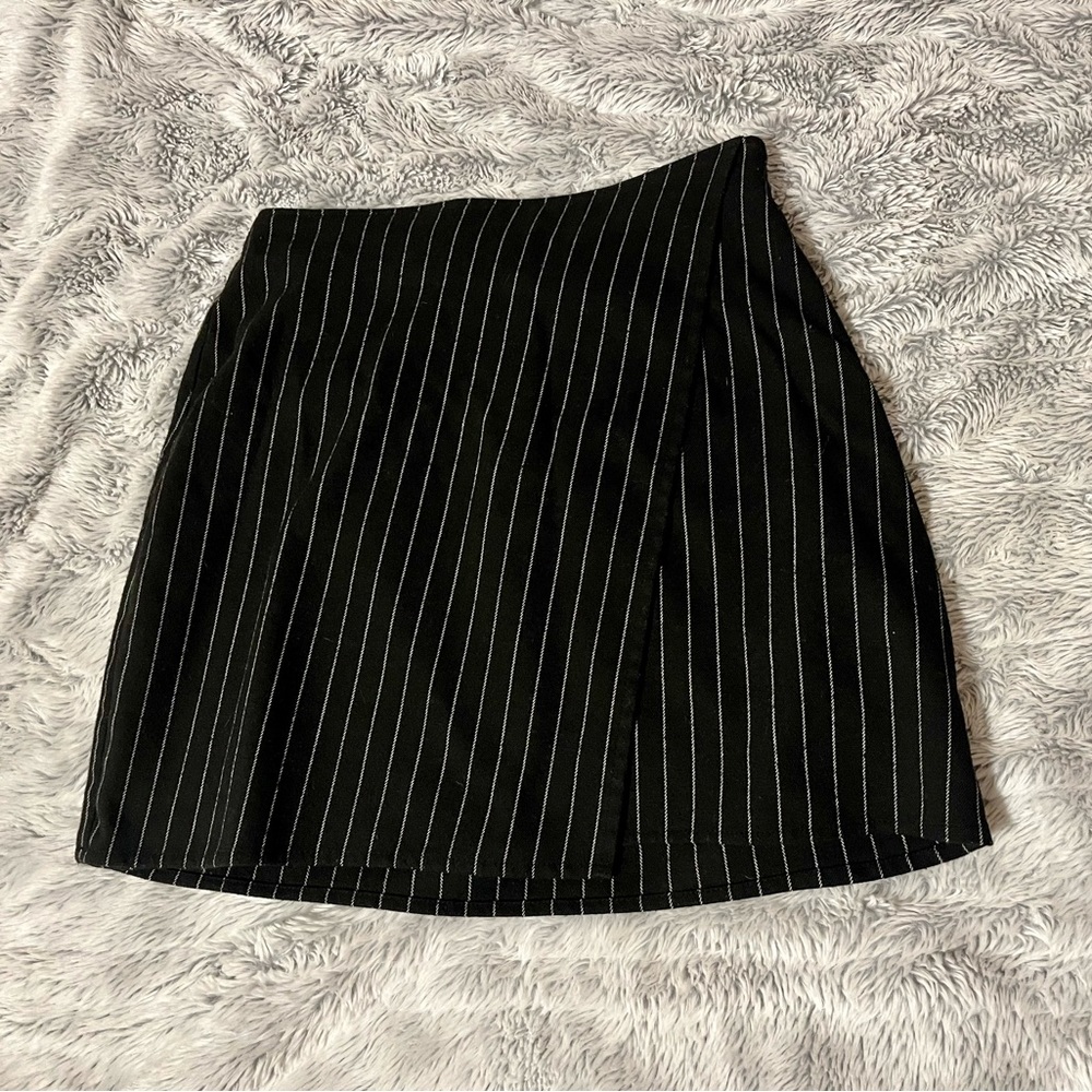 Wrap style mini skirt